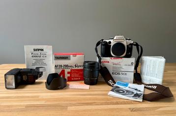 Canon EOS50e, incl. Tamron 28-200 lens en flits beschikbaar voor biedingen