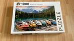 Puzzel Boats at the lake 1000 stukjes, Ophalen of Verzenden, 500 t/m 1500 stukjes, Zo goed als nieuw, Legpuzzel
