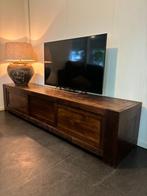 Lage teak TV kast, Minder dan 100 cm, 25 tot 50 cm, 200 cm of meer, Teakhout