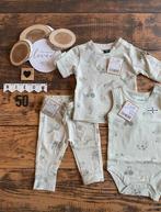 Baby boy wibra setje groen broekje shirtje romper maat 50, Kinderen en Baby's, Babykleding | Maat 50, Nieuw, Ophalen of Verzenden