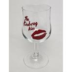 # The kirsberry kiss glas. Glazen., Ophalen of Verzenden, Zo goed als nieuw, Bierglas