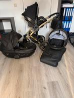 Junama Diamond Kinderwagen Set  zwart/goud, Overige merken, Ophalen of Verzenden, Zo goed als nieuw, Combiwagen