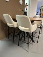 2x kruk - 2x barkruk boucle - 2x barkruk creme, 2 krukken, Ophalen, Nieuw