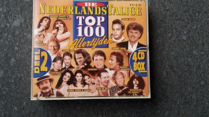 4CD box De Nederlandstalige Top 100 Allertijden Deel 2, Cd's en Dvd's, Cd's | Nederlandstalig, Zo goed als nieuw, Boxset, Ophalen of Verzenden
