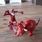Vintage Disney Figuren - Rode Olifant & Aap, Ophalen of Verzenden