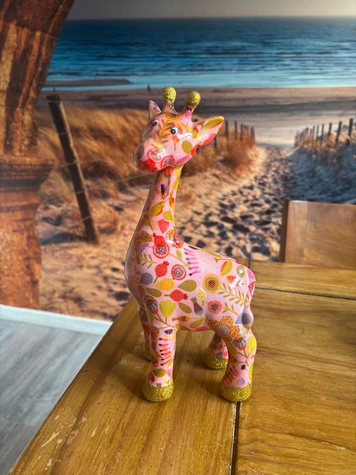 Pomme Pidou Giraffe  spaarpot, Verzamelen, Spaarpotten, Zo goed als nieuw, Dier, Kunststof, Ophalen of Verzenden