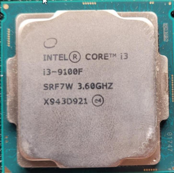 Processor 9e gen. i3-9100F, Computers en Software, Processors, 4 Ghz of meer, Ophalen