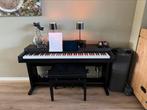 Yamaha Clavinova CLP-50 elektrische piano met pianokruk., Muziek en Instrumenten, Piano's, Gebruikt, Piano, Zwart, Ophalen