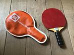 Tafeltennisbat vintage Rucanor met hoesje ‘Heemskerk’., Ophalen of Verzenden, Gebruikt