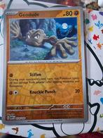 Pokémon kaart-151 - Geodude 74/165 reverse, Hobby en Vrije tijd, Verzamelkaartspellen | Pokémon, Nieuw, Foil, Ophalen of Verzenden