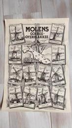 Poster molens goeree - overflakkee, Ophalen of Verzenden, A1 t/m A3, Rechthoekig Staand, Overige onderwerpen