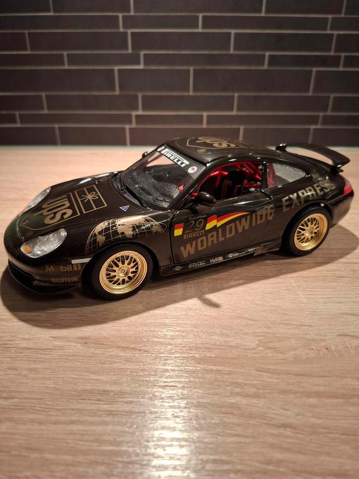 Bburago 1:18 Porsche Carrera 911 GT3 Cup - in doos, Hobby en Vrije tijd, Modelauto's | 1:18, Nieuw, Auto, Bburago, Ophalen of Verzenden