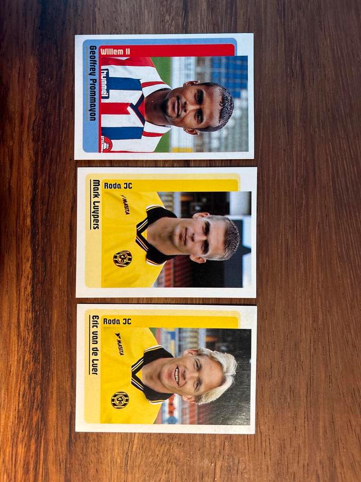 Panini Voetbalplaatjes Roda JC en Willem II, Hobby en Vrije tijd, Stickers en Plaatjes, Zo goed als nieuw, Stickers en Plaatjes