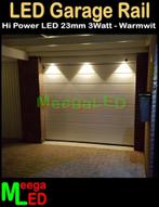 LEDgaragerail lengte 125 tot 160cm met 3x Hi Power LEDs, Nieuw, LEDverlichting, LEDgaragerail, Ophalen of Verzenden