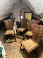 Vier Antieke Kasteel stoelen, Ophalen of Verzenden