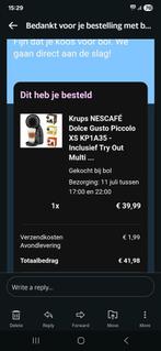Mini Dolce Gusto, Ophalen of Verzenden, Nieuw, Koffiemachine
