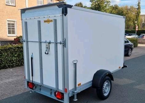 Humbaur dichte aanhanger met klep!, Auto diversen, Aanhangers en Bagagewagens, Zo goed als nieuw, Ophalen