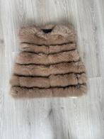Bont gilet vossenbont, Verzenden, Zo goed als nieuw, Maat 36 (S), Bruin