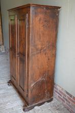 Prachtige antieke 17e eeuwse eiken houten spinde, broodkast., Antiek en Kunst, Antiek | Meubels | Kasten, Verzenden