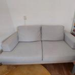 Tweezits bank, kleur lichtgrijs, Ophalen, Gebruikt, 150 tot 200 cm, Tweepersoons