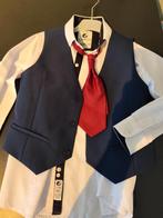 Jongens kostuum pak 5-delig maat 134, Ophalen, Zo goed als nieuw, Jongen, Overige typen