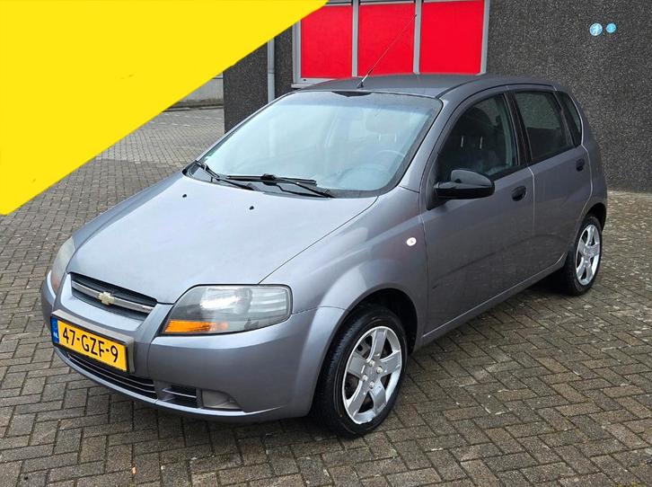 Chevrolet Kalos 1.2 SPORT 5-DEURS 2008 Grijs NIEUWE APK !!, Auto's, Chevrolet, Bedrijf, Kalos, ABS, Airbags, Alarm, Boordcomputer