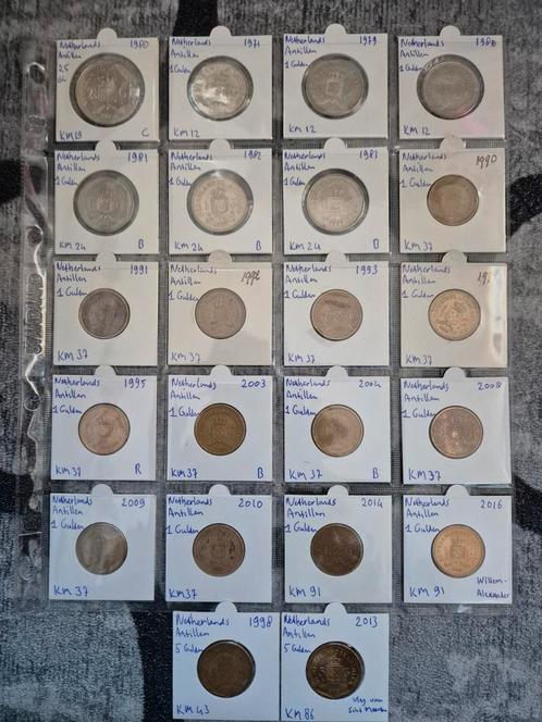 22 Guldens Nederlandse Antillen, Postzegels en Munten, Munten | Nederland, Setje, 1 gulden, Koningin Beatrix, Ophalen of Verzenden