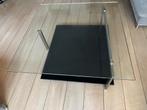 Montel Glazen salontafel, Huis en Inrichting, Tafels | Salontafels, Ophalen, Luxe, Vierkant, Zo goed als nieuw
