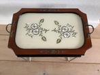 Jaren 30 art deco dienblad, Ophalen of Verzenden, Zo goed als nieuw, Rechthoekig, Hout