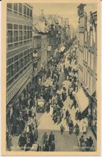 663N Rotterdam Hoogstraat links C&A, gezien uit Korte Hoogst, Ophalen of Verzenden, 1920 tot 1940, Ongelopen, Zuid-Holland