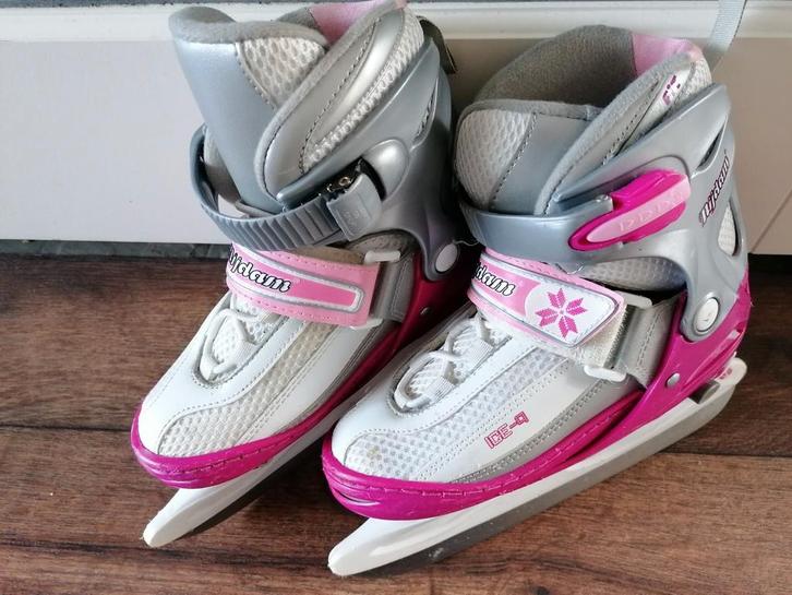 Nijdam Verstelbare Schaatsen 34 35 36 37 Hockeyschaatsen, Sport en Fitness, Schaatsen, Zo goed als nieuw, IJshockeyschaatsen, Nijdam