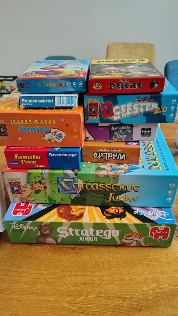 Diverse Kinderspellen - Leuke Spelletjes!, Hobby en Vrije tijd, Gezelschapsspellen | Bordspellen, Gebruikt, Een of twee spelers