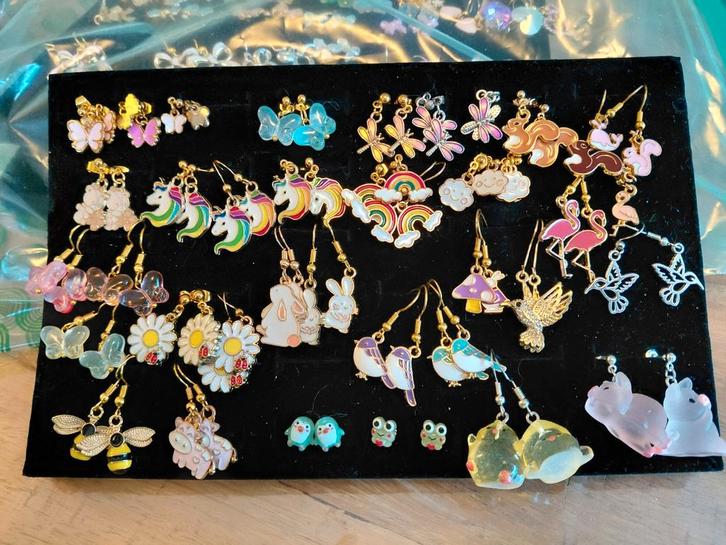 Handgemaakt,  hypoallergeen, Sieraden, Tassen en Uiterlijk, Oorbellen, Nieuw, Overige materialen, Overige kleuren, Ophalen of Verzenden