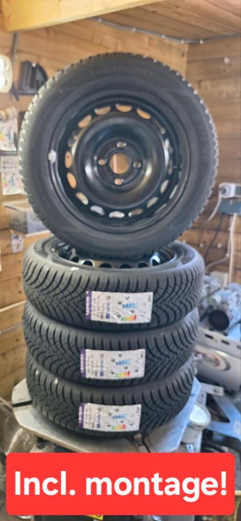 TOP set allseasonbanden winterbanden C1 Aygo 108 2014-2022, Auto-onderdelen, Banden en Velgen, Banden en Velgen, All Season, 14 inch