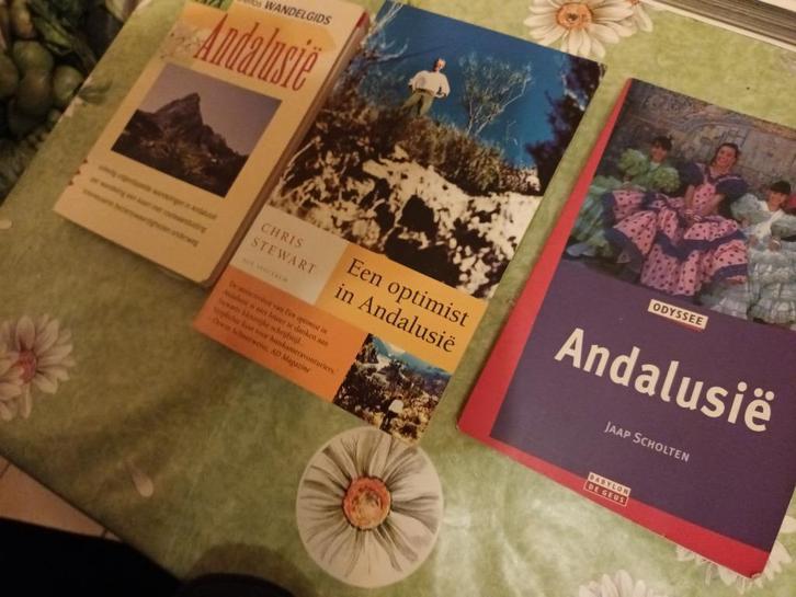 4 reisgidsen Andalusie wandelgids Optimist Spanje Sevilla, Boeken, Reisgidsen, Zo goed als nieuw, Reisgids of -boek, Europa, Overige merken