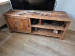 Houten TV Meubel met Opbergruimte, Ophalen, 100 tot 150 cm, Landelijk, Minder dan 100 cm