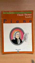 Alfred’s Basic Piano Library classic themes level 2, Ophalen of Verzenden, Gebruikt, Les of Cursus, Piano
