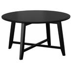 Kragsta Salontafel Zwart, Huis en Inrichting, Ophalen, Gebruikt, Rond, 50 tot 100 cm