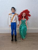 Hasbro mattel barbie disney kleine zeemeermin eric ariel, Ophalen of Verzenden, Zo goed als nieuw, Beeldje of Figuurtje