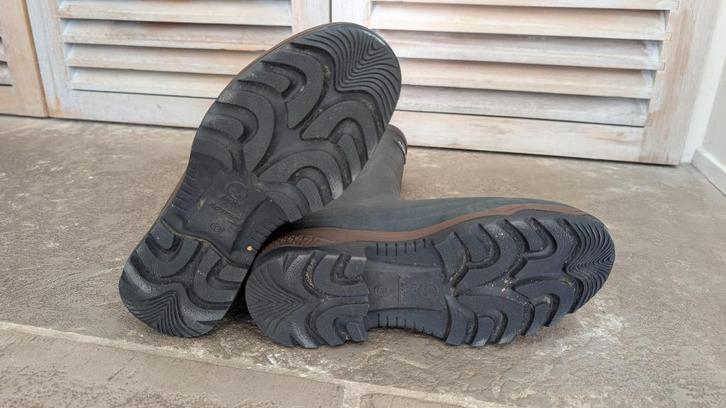 regenlaarzen/jagerslaarzen Aigle Parcours 2 Iso Bronze mt 43, Sport en Fitness, Bergsport en Wandelen, Zo goed als nieuw, Schoenen