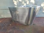 RVS Horeca toilet  staand model, Ophalen of Verzenden, Gebruikt, Rvs, Toilet
