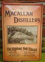 Metalen Reclamebord van Macallan Malt Whisky in Reliëf-, Nieuw, Reclamebord, Verzenden