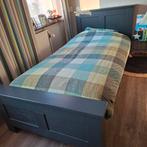 Eenpersoonsbed met bureau, Huis en Inrichting, Slaapkamer | Bedden, Ophalen, Gebruikt, 90 cm, Eenpersoons