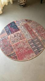 Patchwork rond vloerkleed/, Ophalen of Verzenden, Zo goed als nieuw, Rond