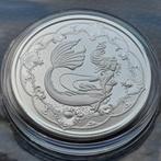 2022 Samoa Pacific Mermaid 1 oz silver BU, Ophalen of Verzenden, Zilver