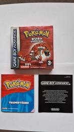 Pokémon Ruby - Game Boy Advance incl. box en handleiding, Spelcomputers en Games, Games | Nintendo Game Boy, Gebruikt, 1 speler