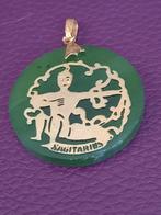Jade sterrenbeeld hanger boogschutter, Ophalen of Verzenden, Groen