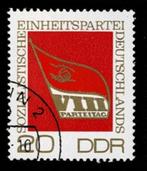 postzegel 1368 DDR Partijdag SED, Postzegels en Munten, Ophalen of Verzenden, DDR, Gestempeld