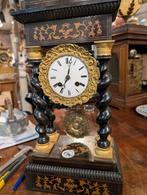 Antieke Franse kollom pendule 42 hoog. €90., Antiek en Kunst, Antiek | Klokken, Ophalen