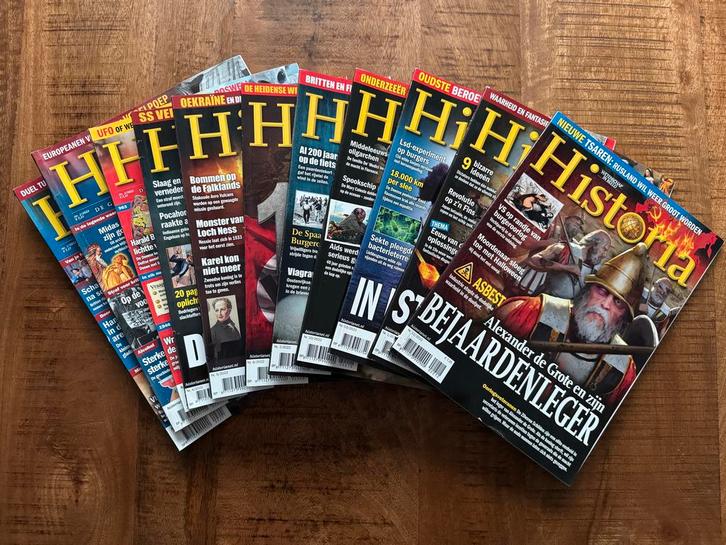 Tijdschrift Historia - Diverse edities 11 stuks, Boeken, Tijdschriften en Kranten, Gelezen, Wetenschap en Natuur, Ophalen